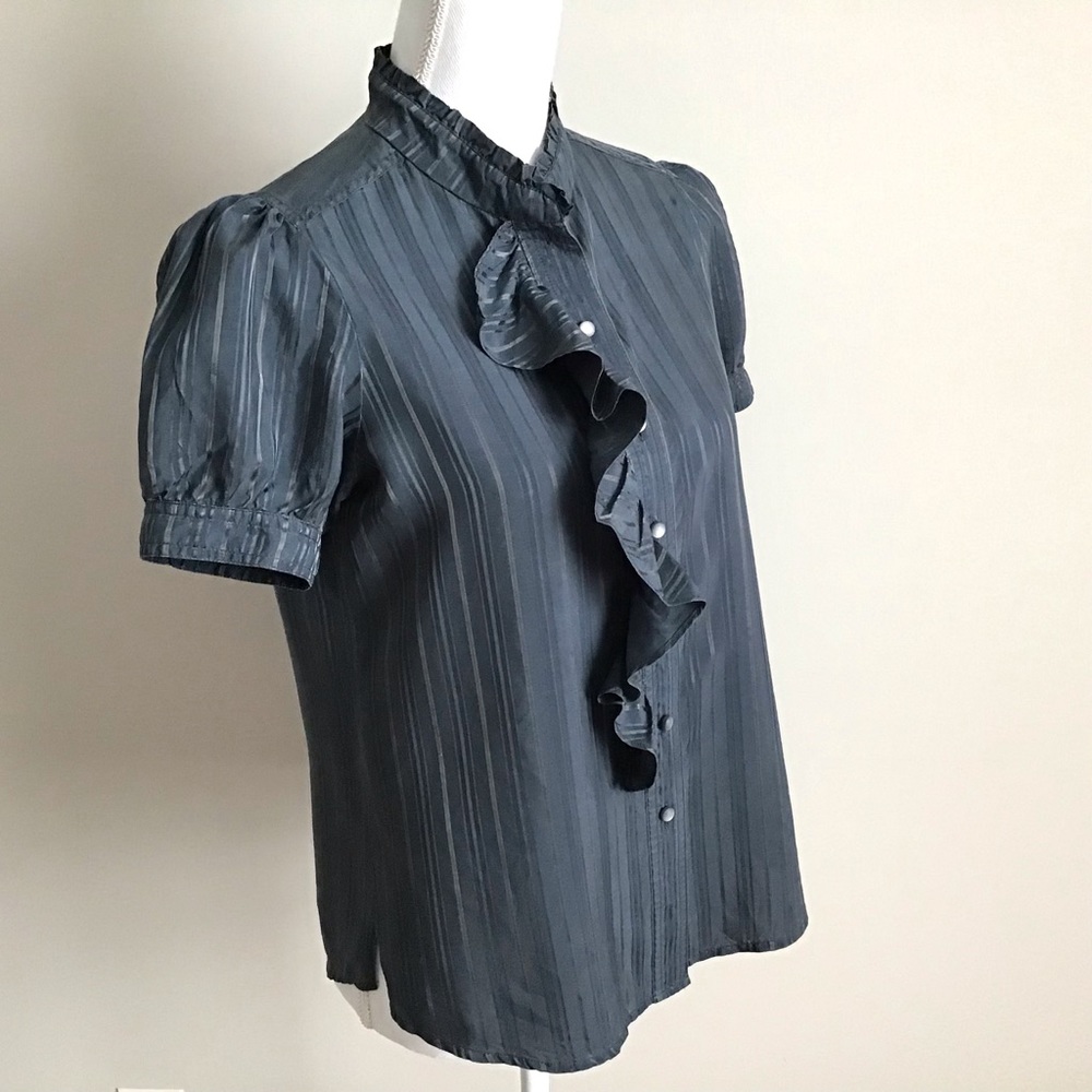 RARE Early 2000s Vintage Silk Blouse ASO Rory Gilmore and Paris in Gilmore Girls - Picture 11 of 14